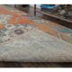 Vintage red Turkish hand-knotted runner 94x290