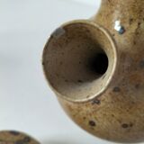 Pyrite stoneware ewer, potter's work, sculptural piece