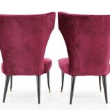 1950s Pair of Italian Chairs, Restored