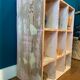 Wooden storage cabinet - 9 lockers