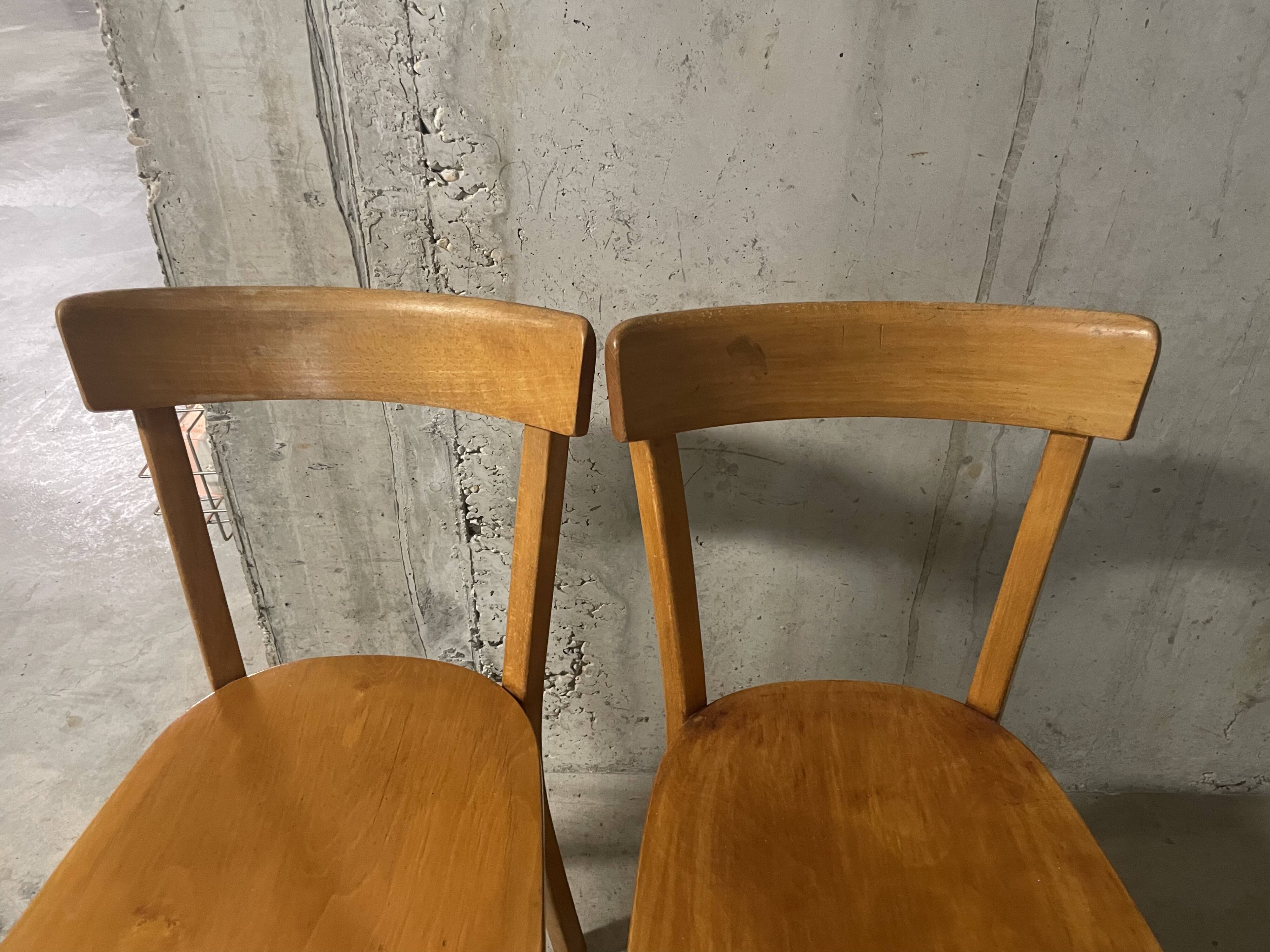 Chaises de bistrot Baumann