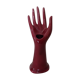 Hand ceramic fig tree color red burgundy