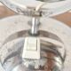 Paire de lampes design Space Age 1960 chromées