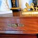 Bureau Cylindre Empire Retour d'Egypte Acajou Et Bronze Doré