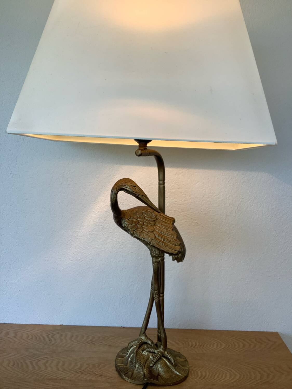 Heron lamp from the 70s by Maison Baguès