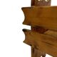 Vintage brutalist planter plant box sixties design wood