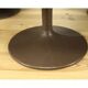 Paire de fauteuils et ottoman DS50 cuir De Sede pied tulipe gainé, rotatifs