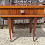 Varnished wood bedside table, 60