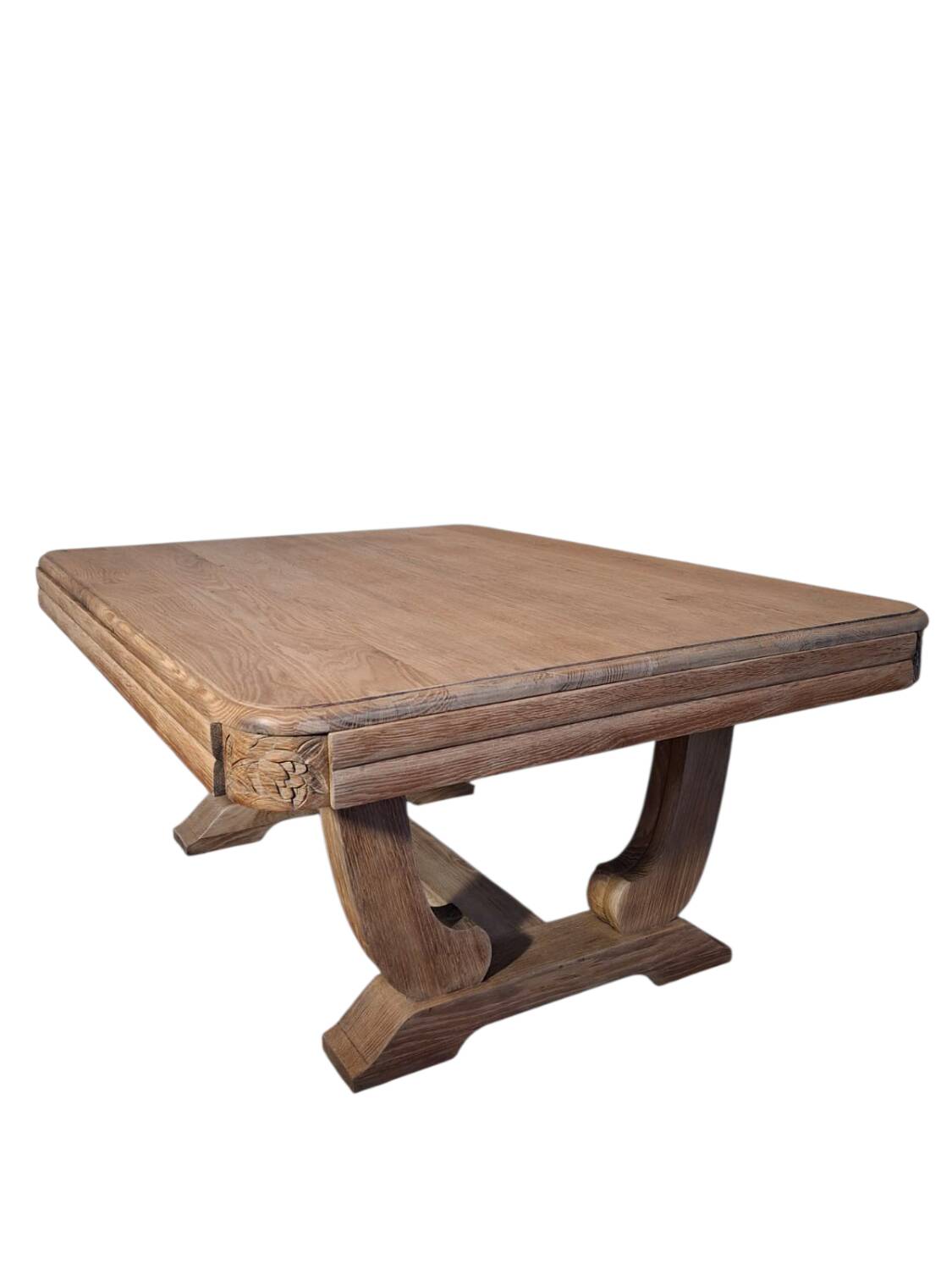 Art Deco coffee table in solid oak