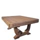 Table basse Art Déco chêne massif