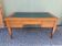Flat desk from the Restoration period in mahogany.