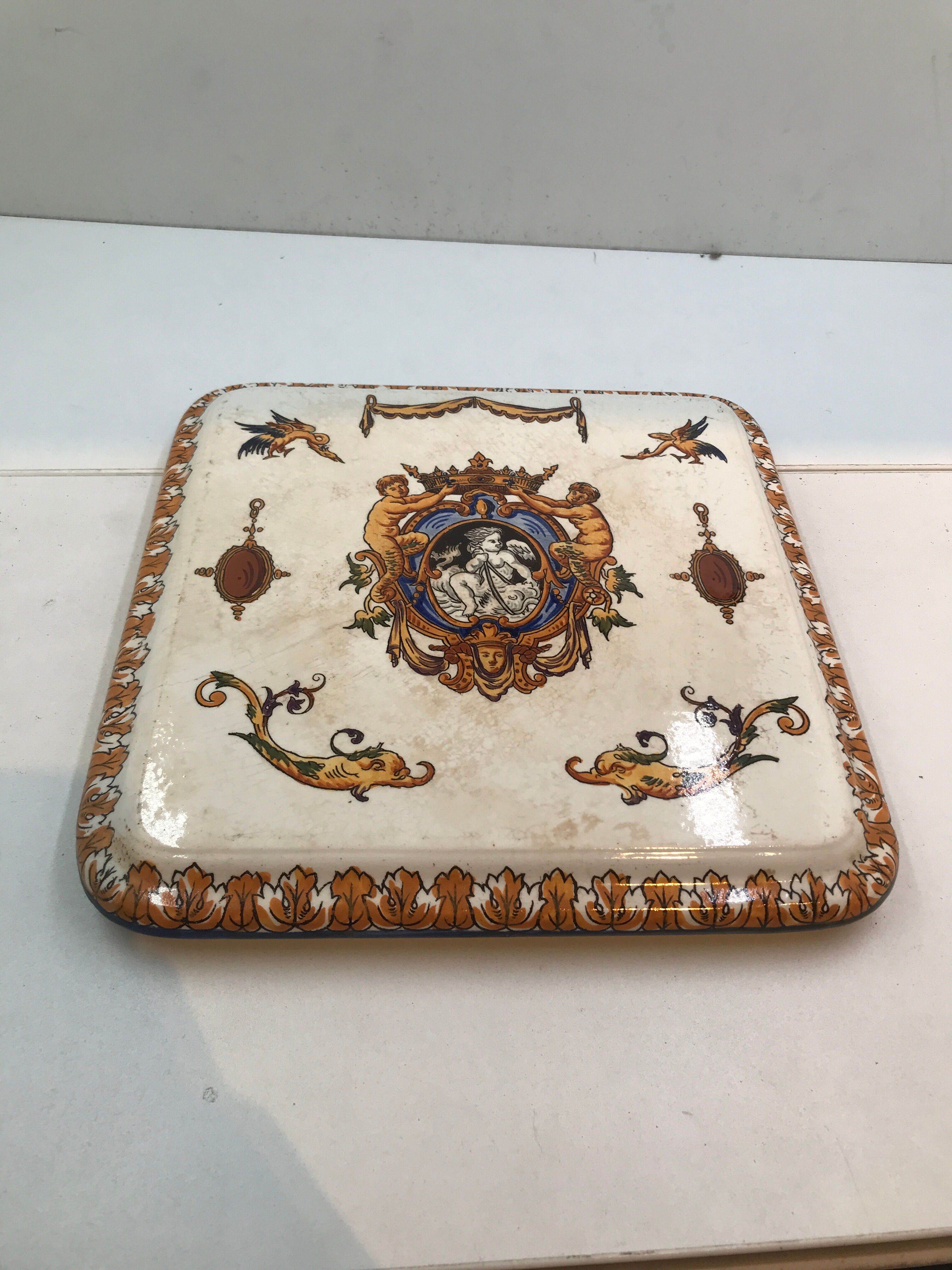 Gien earthenware trifle