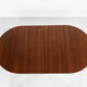 Midcentury Danish round dining table in teak by Gudme 1960s
