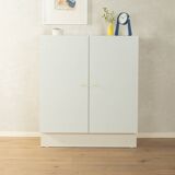 Expressive sideboard by interlübke, 1960s, white, very good vintage condition