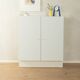 Expressive sideboard by interlübke, 1960s, white, very good vintage condition
