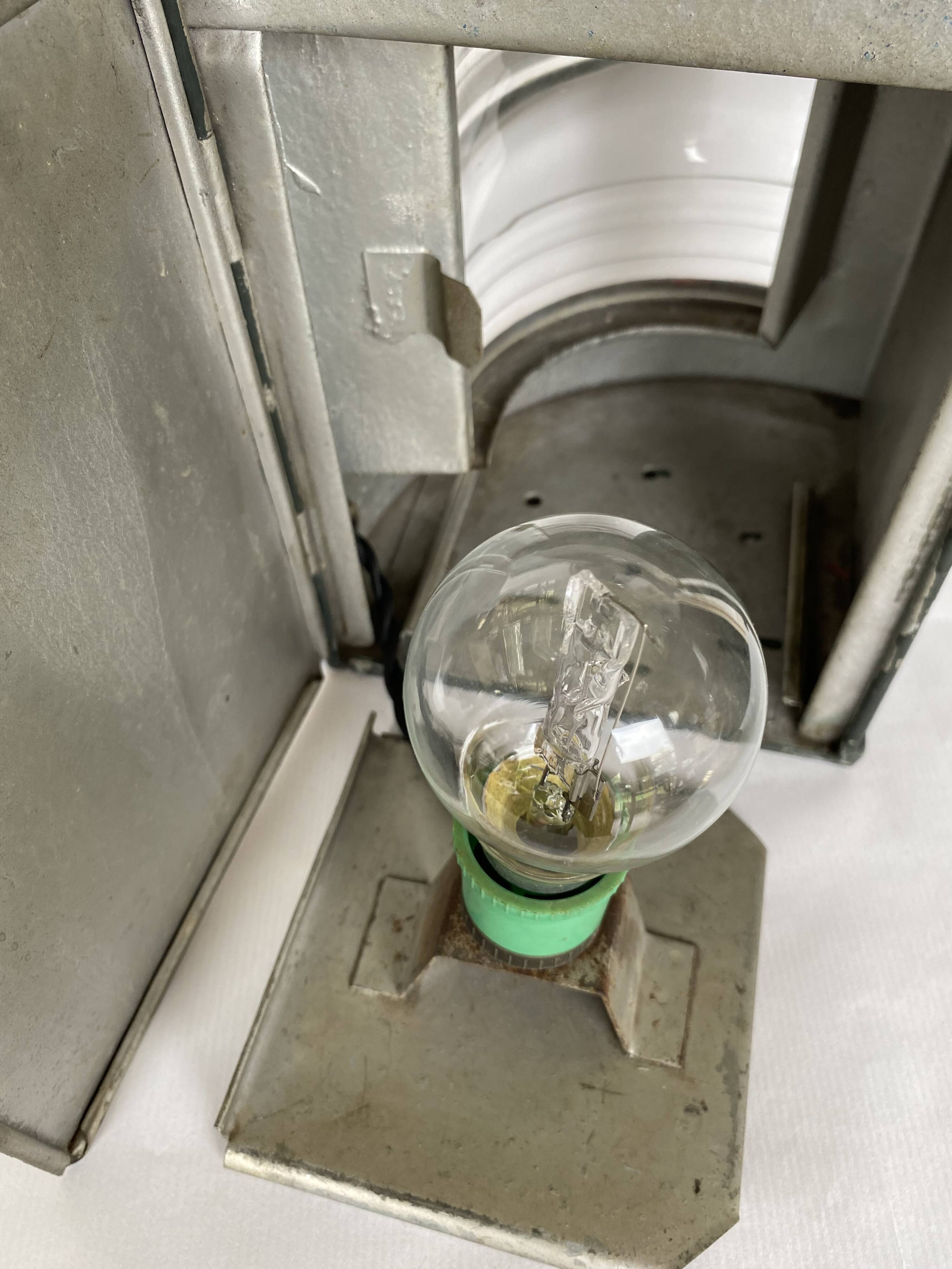 Marine lamp 1900, electrified, 2m fabric cable