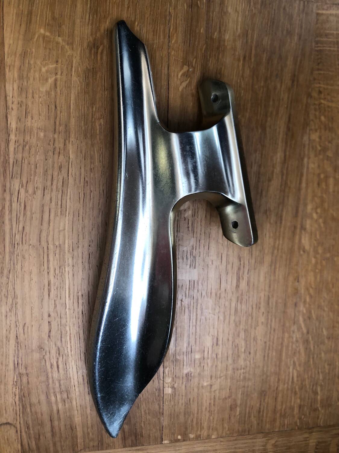 Pair of cast aluminum door handles