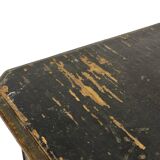 Antique hand-painted Moroccan Moorish Zouak side table