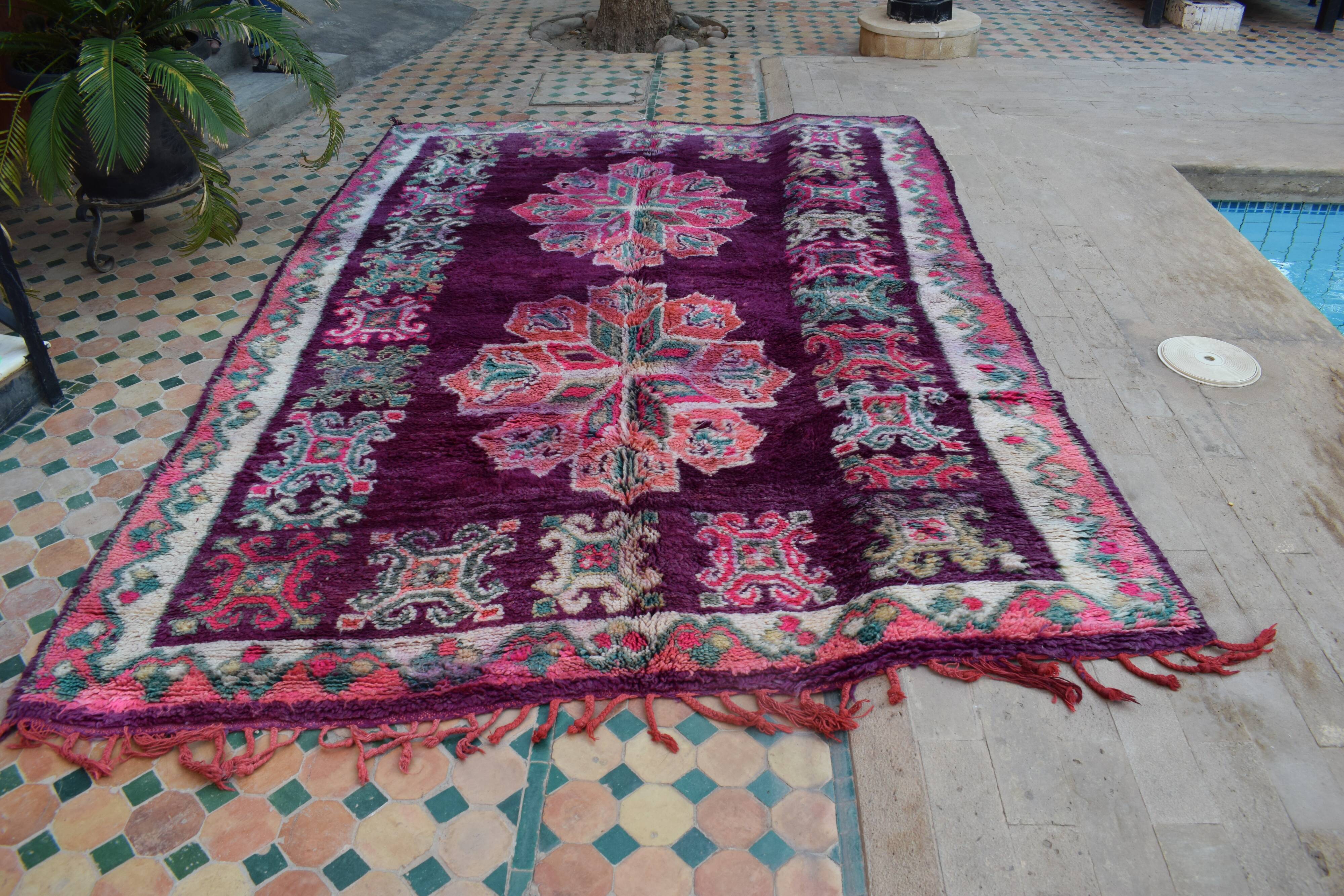 Vintage moroccan berber rug, 295x200 cm