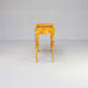 80s R & Y Augousti coconut shell inlay side table