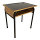 Bureau pupitre d'écolier des années 1960, New Black