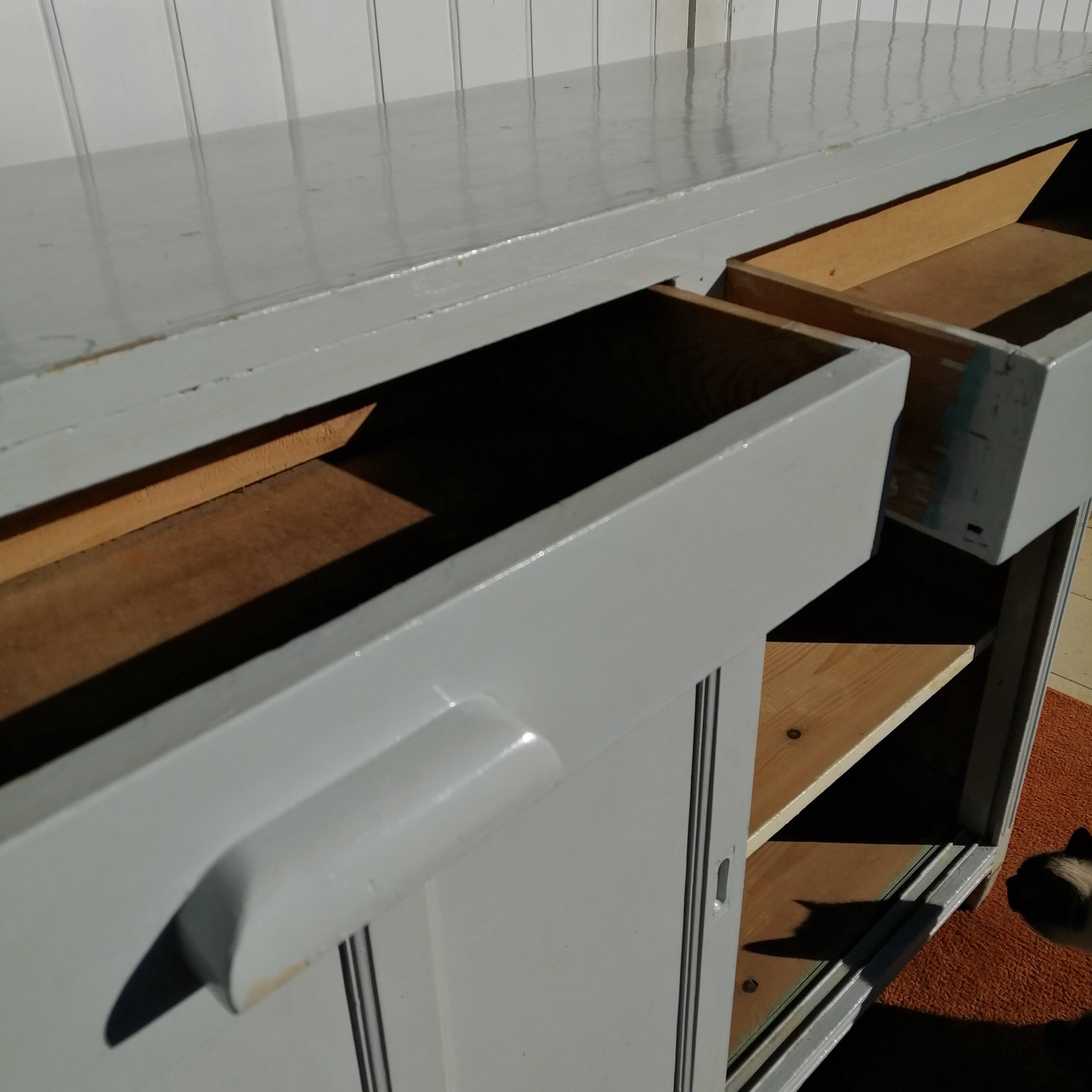 Large Sideboard sliding doors 1950s