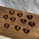 Mini cup, saucer or egg cup in teak H5 D5