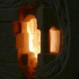 Arsène Galisson stone lamp 1960s