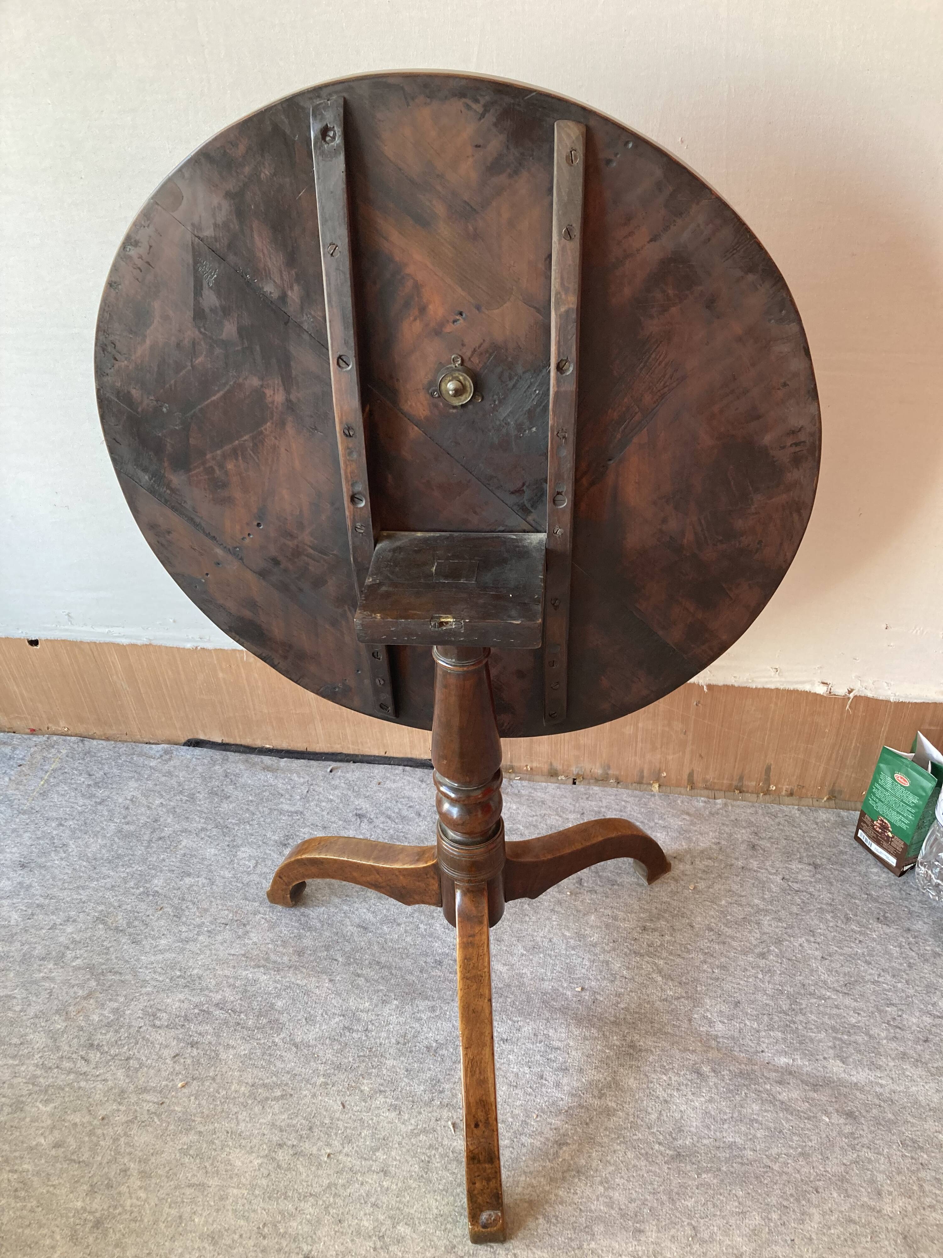 Late 19th century winegrower's table