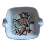 Porcelain ashtray cup with birds