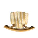 Matching cherry wood / Biedermeier chairs / sidetables set / tripot console table