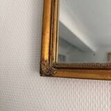 Antique Rectangular Carved Wooden Wall Mirror Louis XV XVI