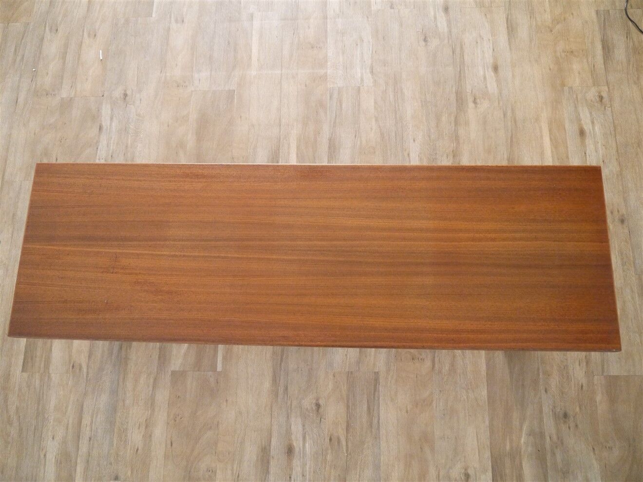 Scandinavian vintage teak bench 1970