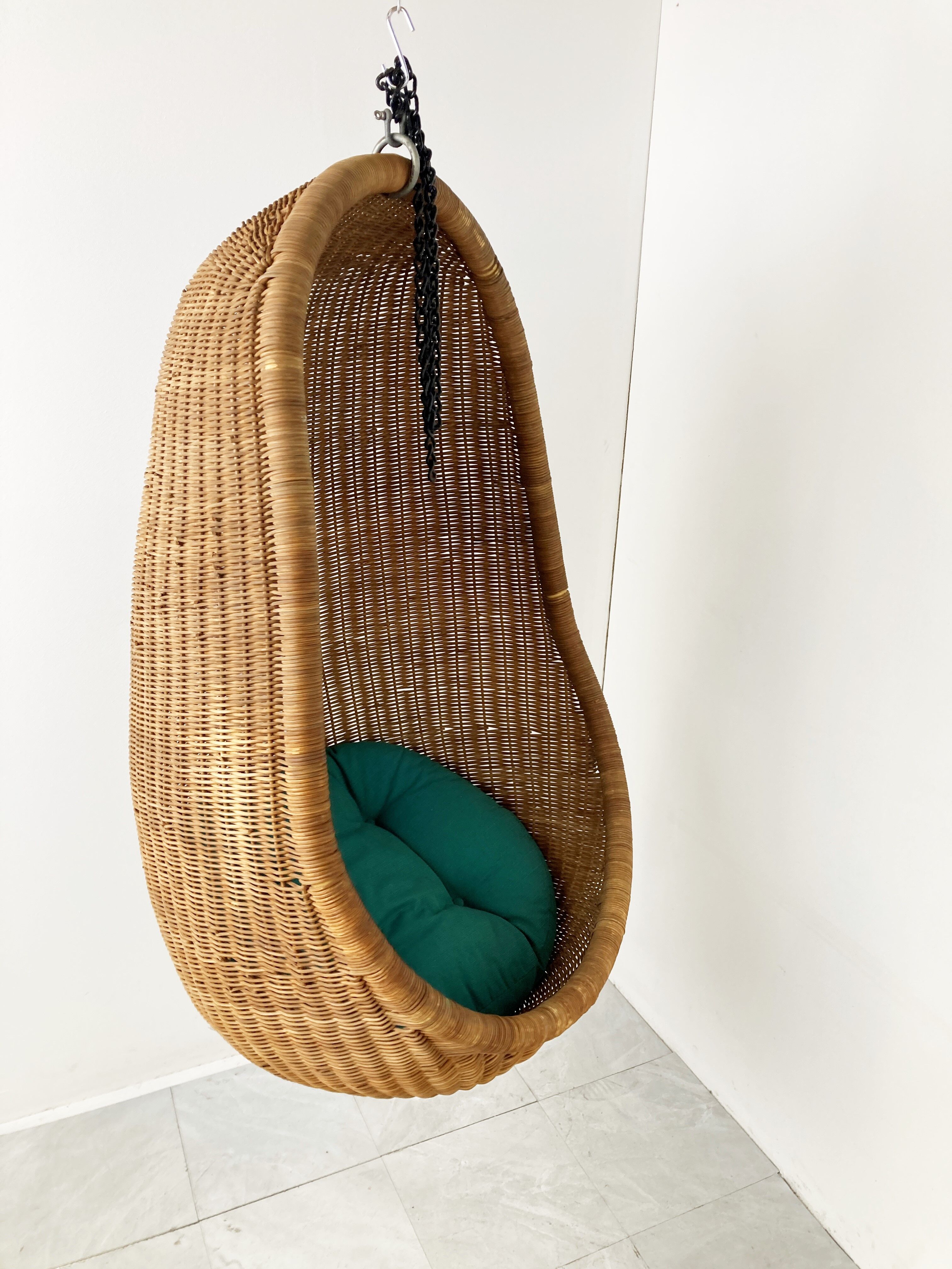 Nanna Ditzel hanging egg chair, 1960s
