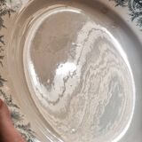 Large oval dish, ironstone
