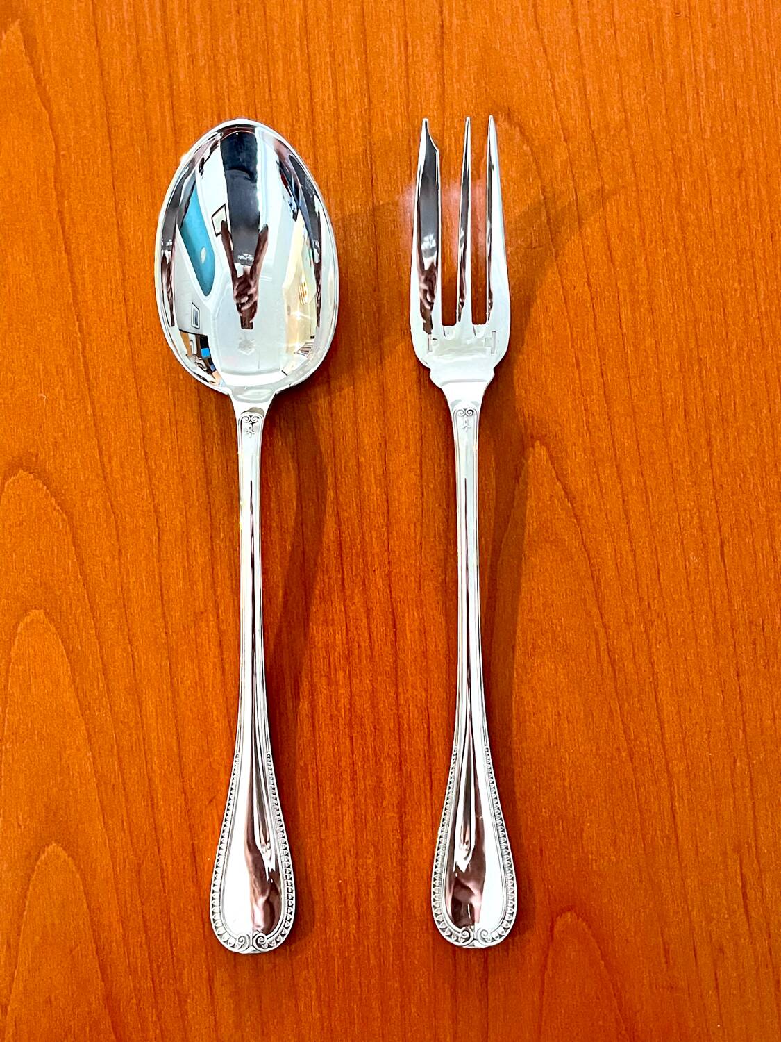 Christofle Malmaison service cutlery 25 cm silver metal new condition