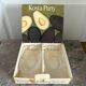 Vintage Avocado Coupe Glass KOSTA Party Engraved