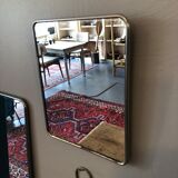 Set of 3 old barber mirrors