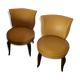 Lot of 2 art deco armchairs