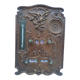 Perpetual calendar Napoleon III . Brass wood enamelled metal. Chimera.
