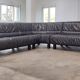 DS-18 leather corner sofa by De Sede, 1980s