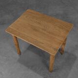 Table d'appoint en hêtre provençal rustique, France, vers 1850