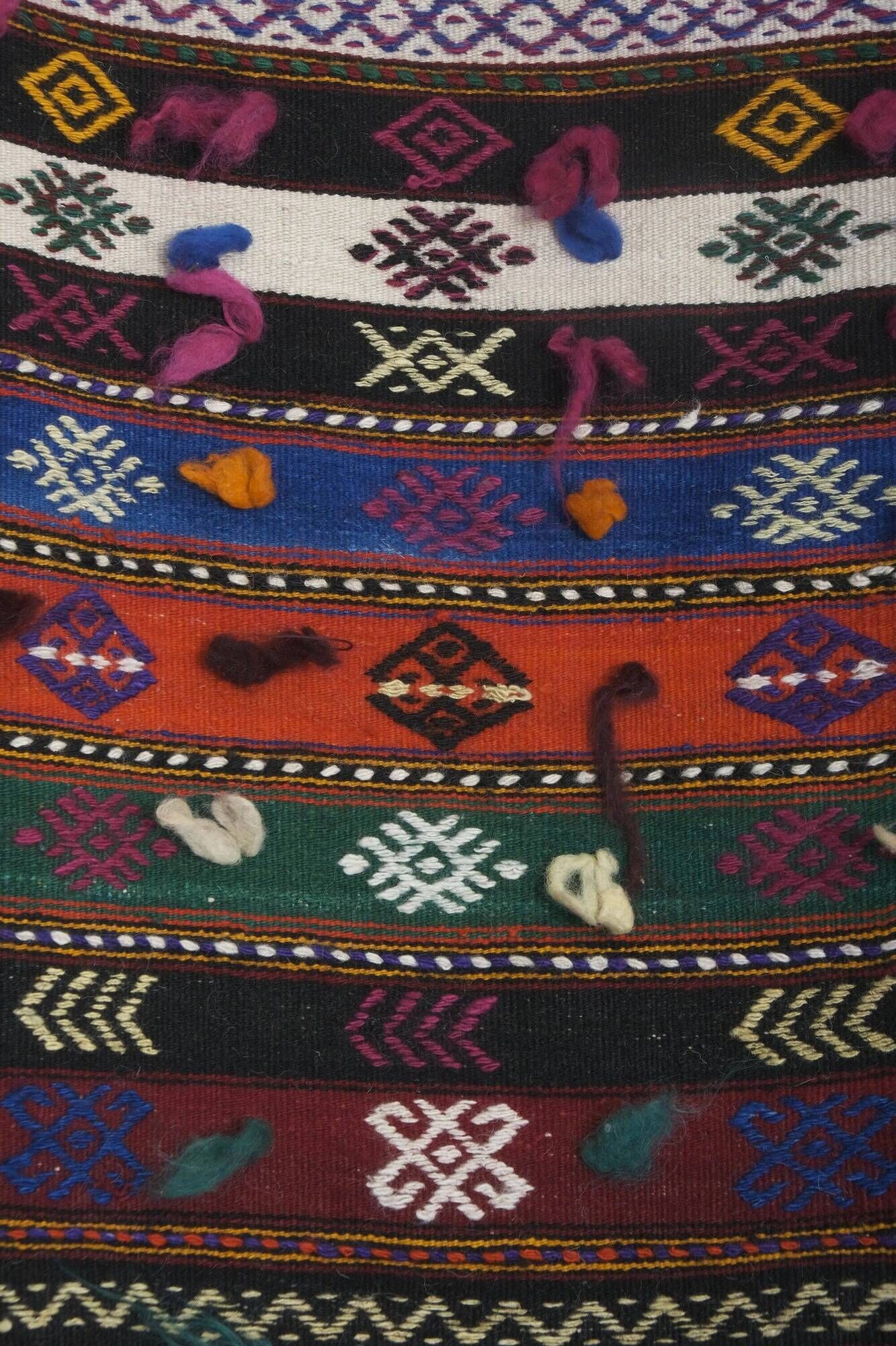 Tapis de couloir turc vintage