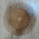 Mirror rattan 55x55cm