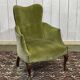 English walnut armchair from the early 20th century