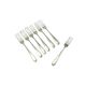 Set of forks, minimalism, silver-plated brass, Henneberg Brothers, Poland, 1930s