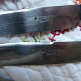 Laufert 12-piece dessert or cheese knife set with silver ferrule