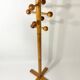Vintage coat rack in solid pine