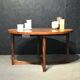 Mid-century round teak collection Starburst coffee table by Tom Robertson for McIntosh