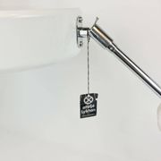 Atelje Lyktan desk lamp in chrome and vintage brown leather, mid-century, Sweden.